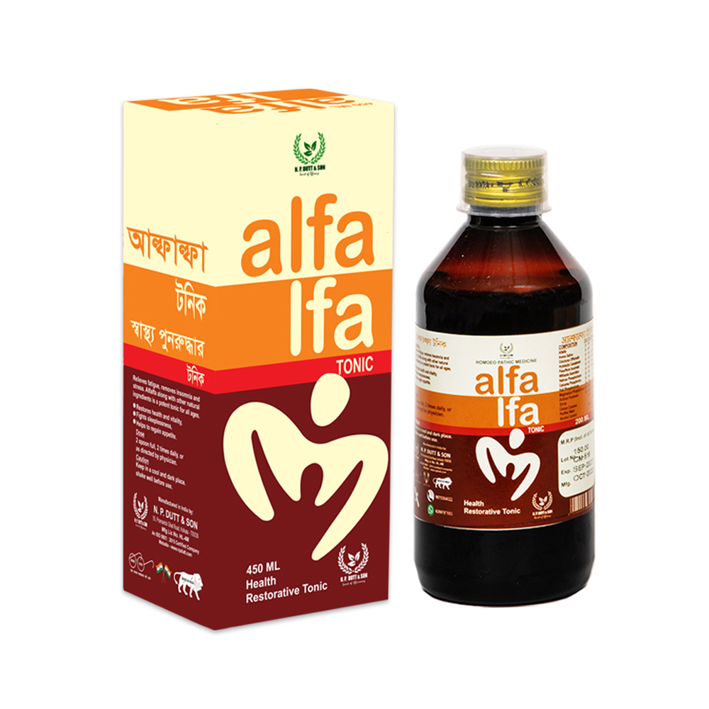 N.P. Dutt & Son - Alfalfa Tonic- homoeopathic Medicine